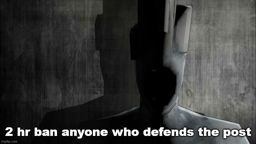 genuine mfing gooners, idc if he was ur friend he posted porn | 2 hr ban anyone who defends the post | image tagged in minos prime prowler | made w/ Imgflip meme maker
