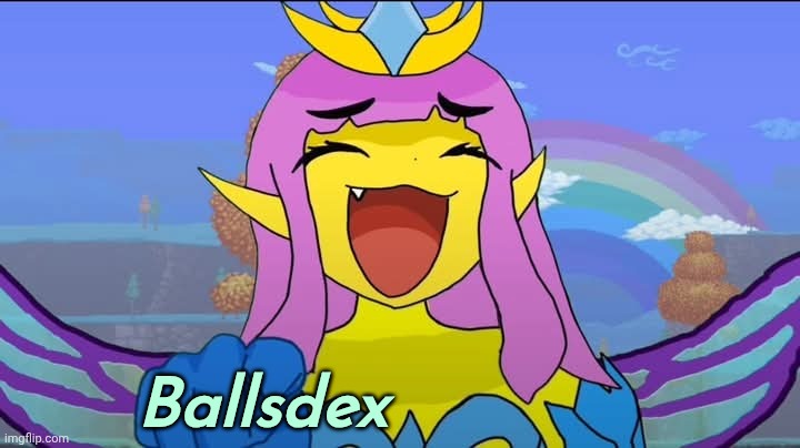 Empress of Light point and laugh | Ballsdex | image tagged in empress of light point and laugh | made w/ Imgflip meme maker