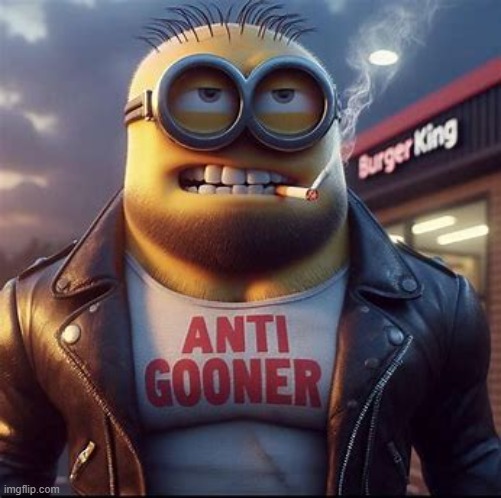 Anti gooner moon biker outfit | image tagged in anti gooner moon biker outfit | made w/ Imgflip meme maker