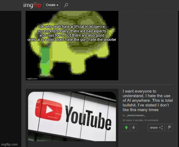the duality of mankind | image tagged in ai,duality of man,memes,msmg,imgflip,posts | made w/ Imgflip meme maker