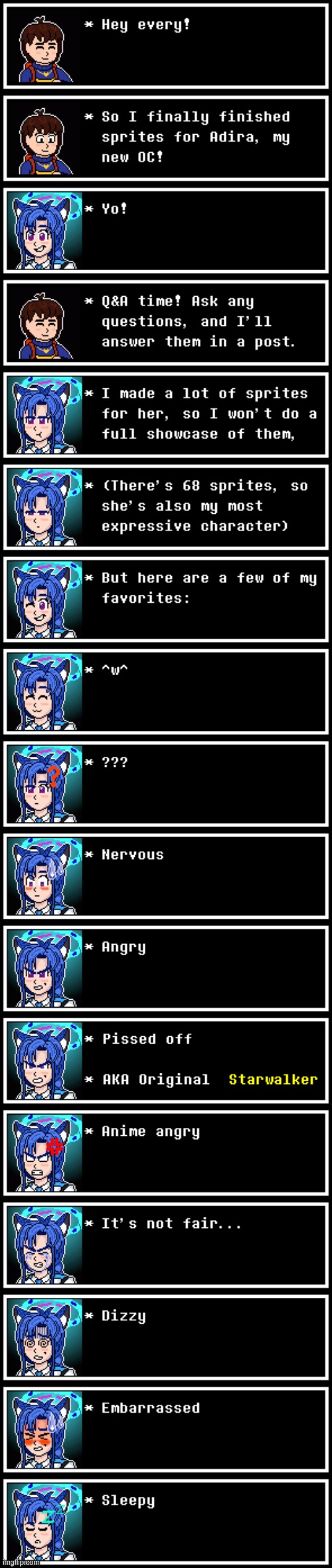 New Q&A! Ask anything. For context, she's a Saiyan from Blue Archive | image tagged in q and a,undertale,blue archive,new oc,adira,why are you reading the tags | made w/ Imgflip meme maker