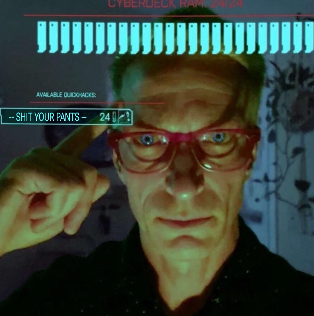 Cyberpunk Blank Meme Template