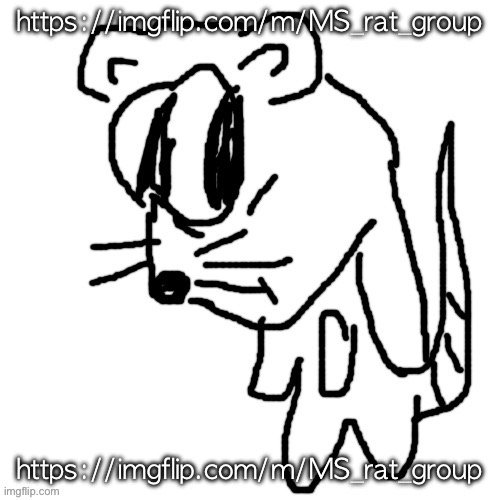 join us | https://imgflip.com/m/MS_rat_group; https://imgflip.com/m/MS_rat_group | image tagged in rat goober | made w/ Imgflip meme maker