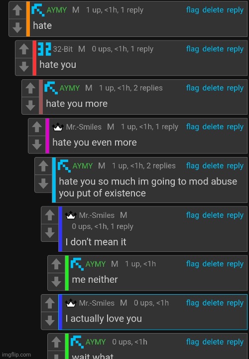 hate you | made w/ Imgflip meme maker