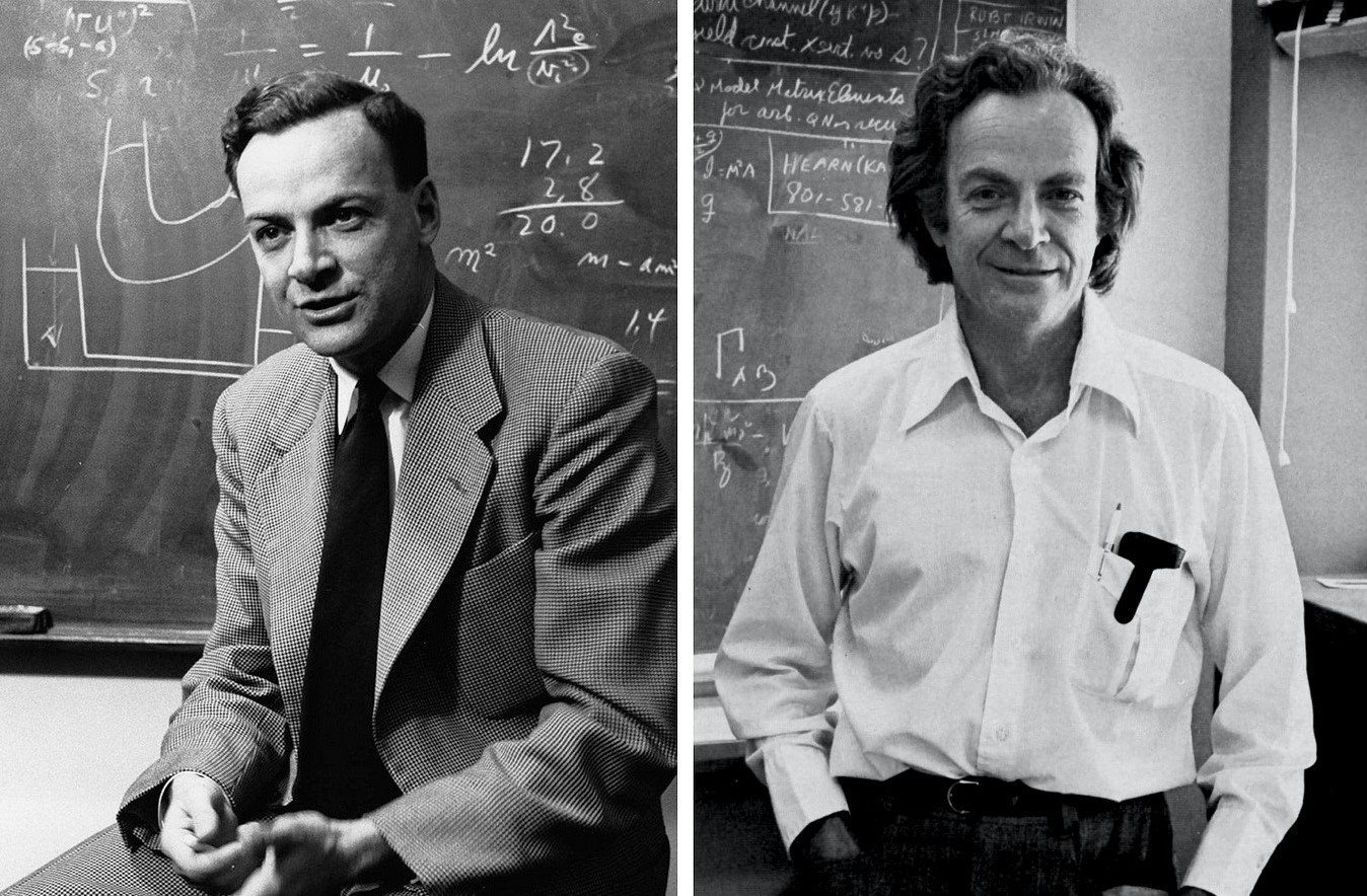 Feynman before and after Blank Meme Template