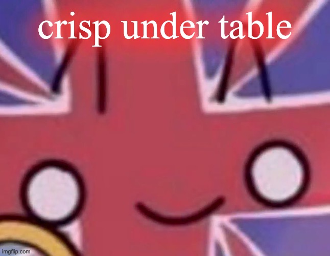 Britain | crisp under table | image tagged in britain | made w/ Imgflip meme maker