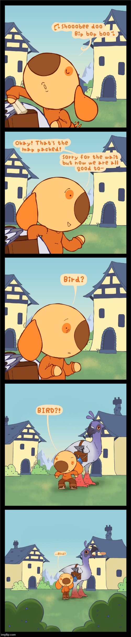 image tagged in dog,supplies,map,bird,gone,uh oh | made w/ Imgflip meme maker