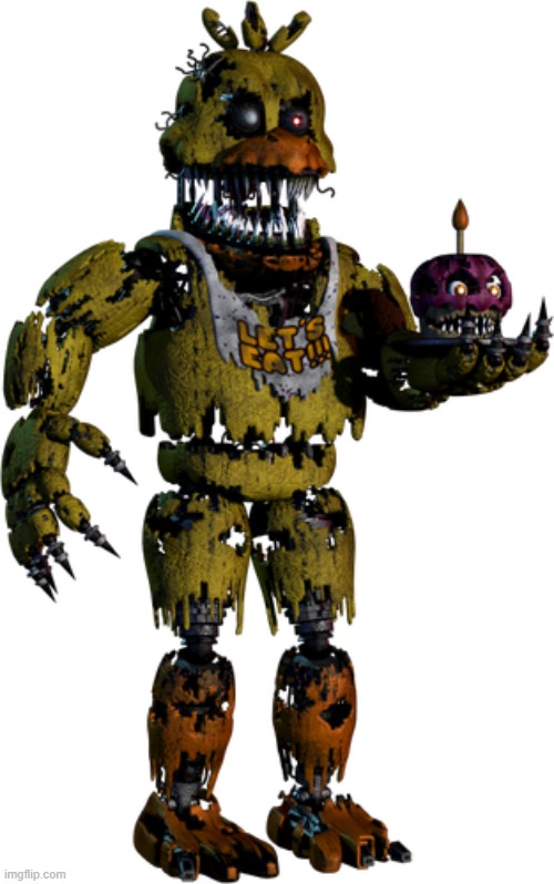 gm chat | image tagged in nightmare chica | made w/ Imgflip meme maker