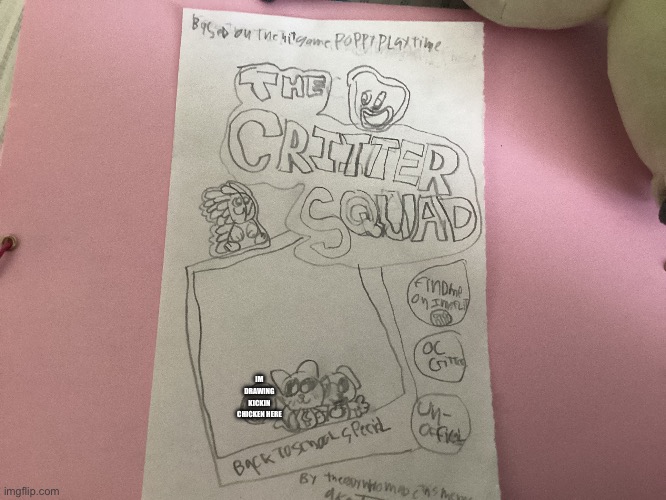 IM DRAWING KICKIN CHICKEN HERE | made w/ Imgflip meme maker