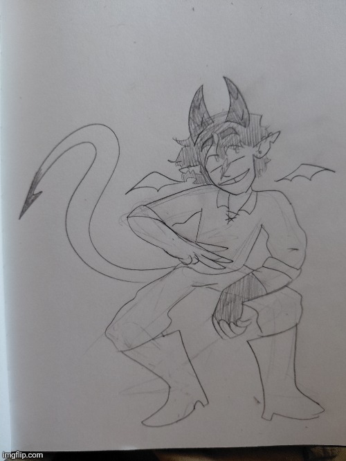 Day 2 of drawing my oc in random poses | image tagged in oc,dnd | made w/ Imgflip meme maker