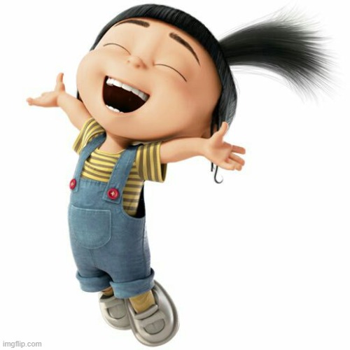 Funny ahh name | image tagged in agnes despicable me | made w/ Imgflip meme maker