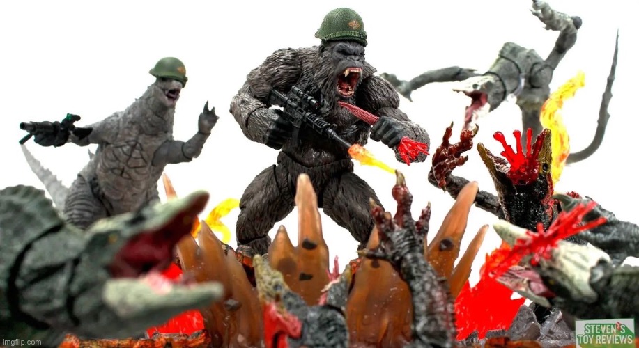 Inglorious wankers | image tagged in memes,shitpost,kaiju,godzilla,king kong,monsterverse | made w/ Imgflip meme maker