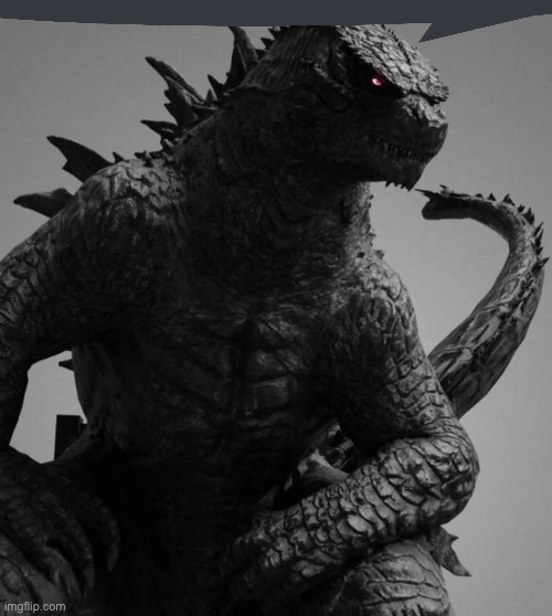 Gigachad Evolved Godzilla | image tagged in gigachad evolved godzilla | made w/ Imgflip meme maker