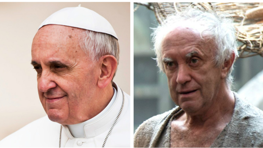 Before-After Pope Blank Meme Template