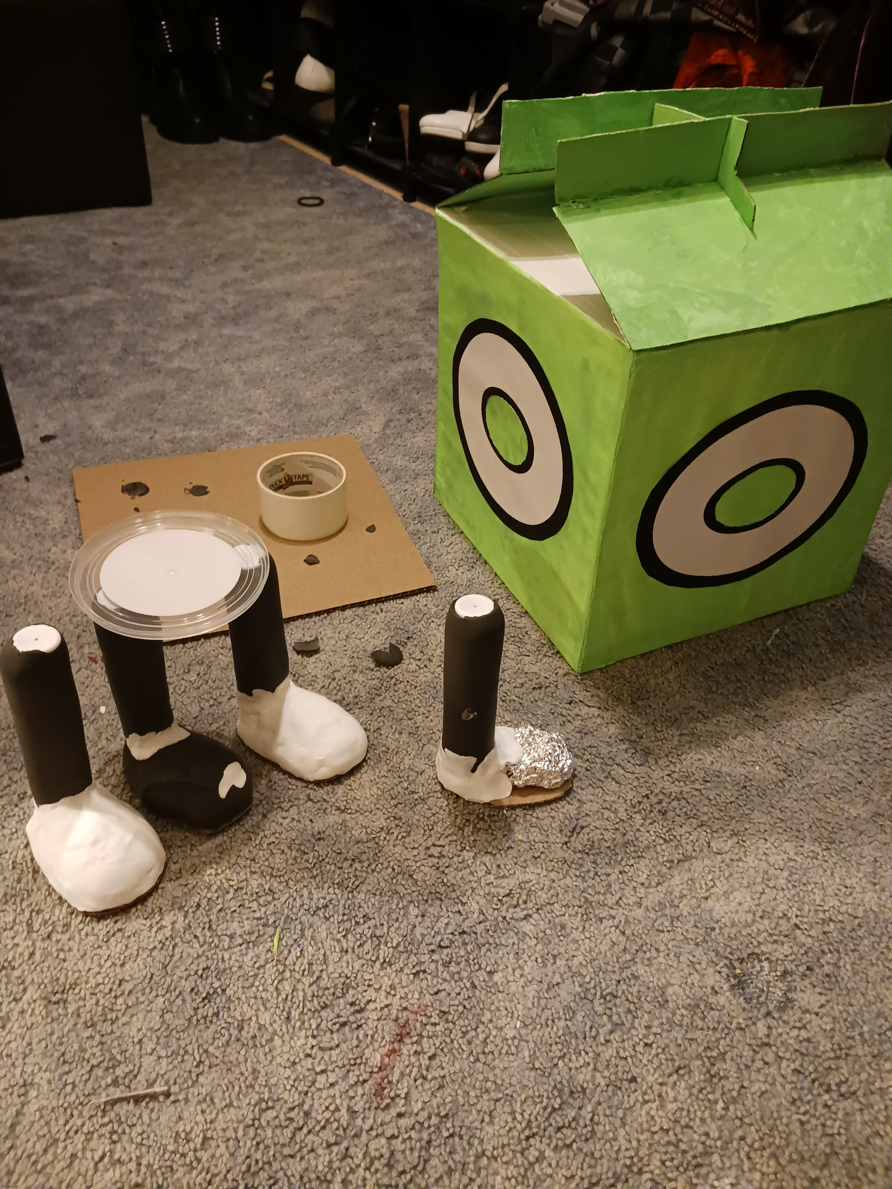 aaaaand I ran outta foam clay. (Winning style - propellerheads) | made w/ Imgflip meme maker