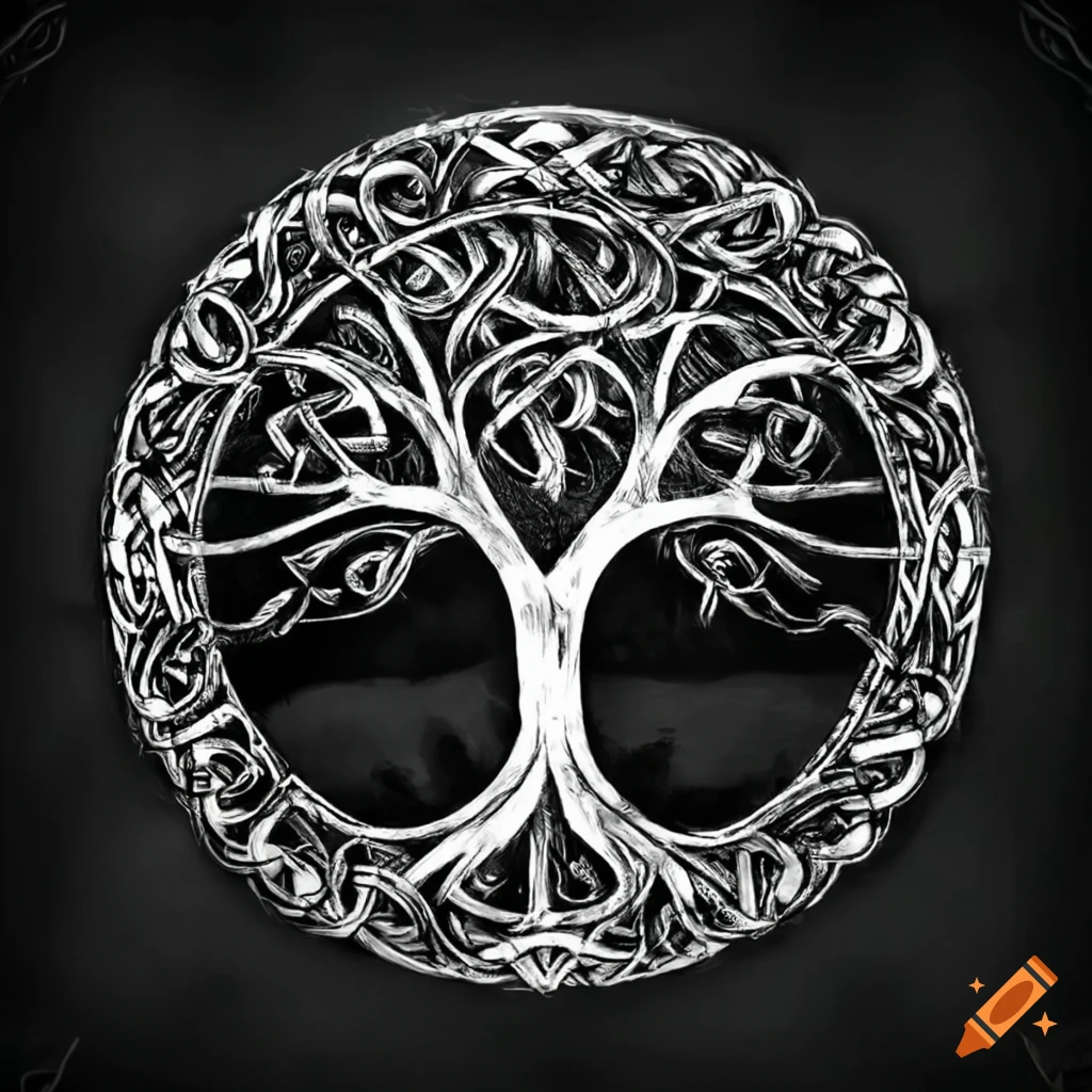 Nordic Yggdrasil Blank Meme Template