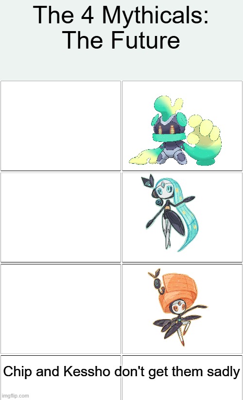 Add text to this pls.mp3 | The 4 Mythicals: The Future | made w/ Imgflip meme maker