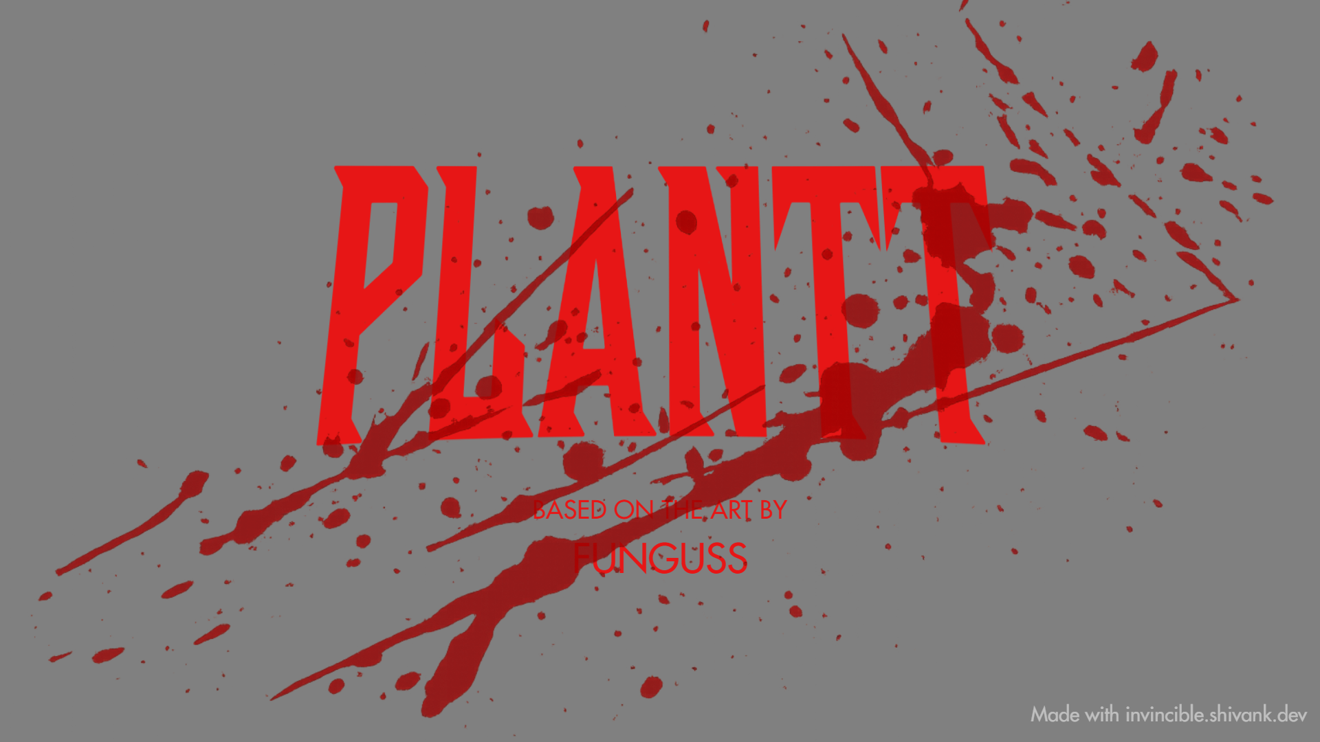 High Quality plantt title card Blank Meme Template
