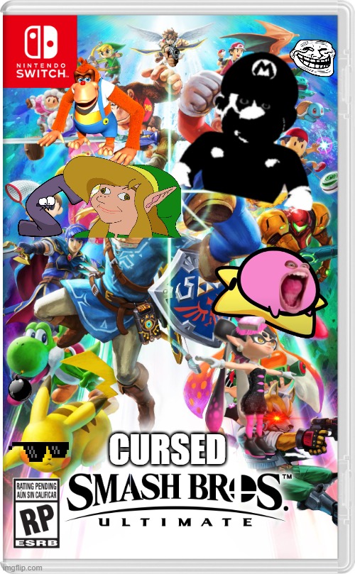 what | CURSED | image tagged in parody,super smash bros | made w/ Imgflip meme maker