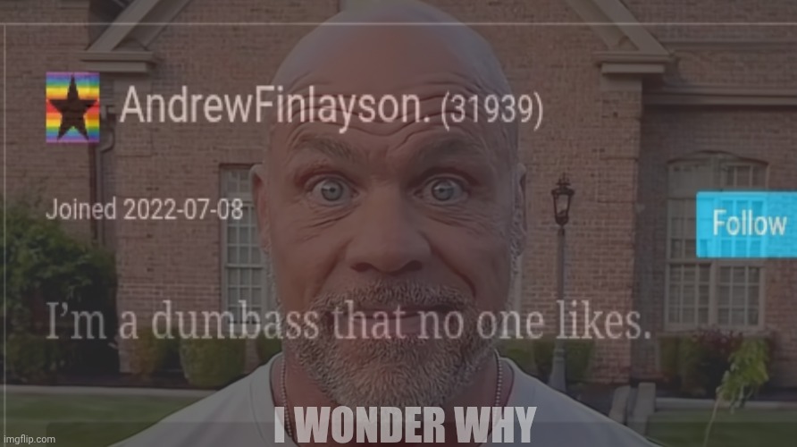 This isn't inspect element, search up the user | I WONDER WHY | made w/ Imgflip meme maker