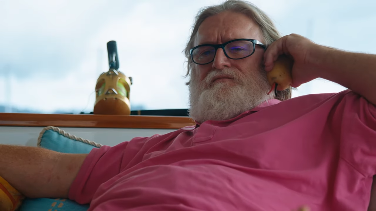 Gabe Newell Blank Meme Template