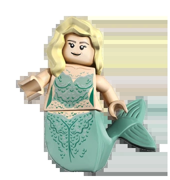 lego mermaid Blank Meme Template