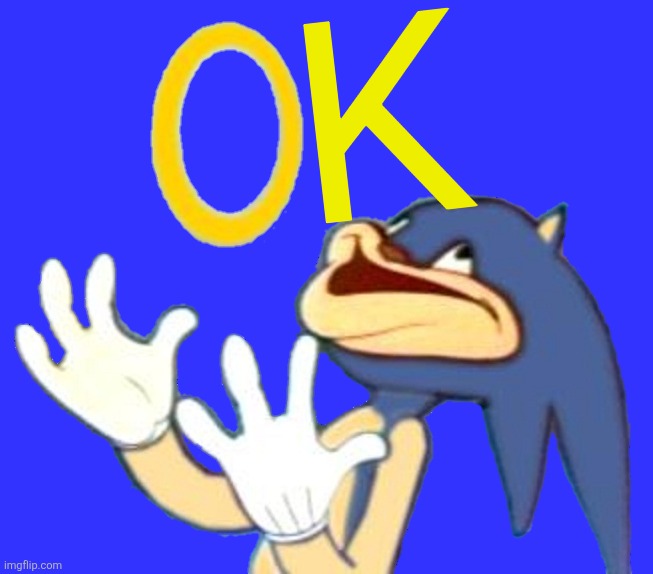 Sanic sticker | K | image tagged in sanic sticker | made w/ Imgflip meme maker
