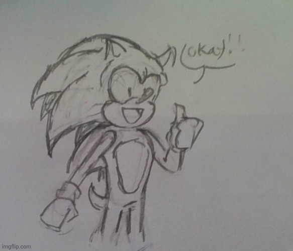 sonic okay | image tagged in sonic okay | made w/ Imgflip meme maker