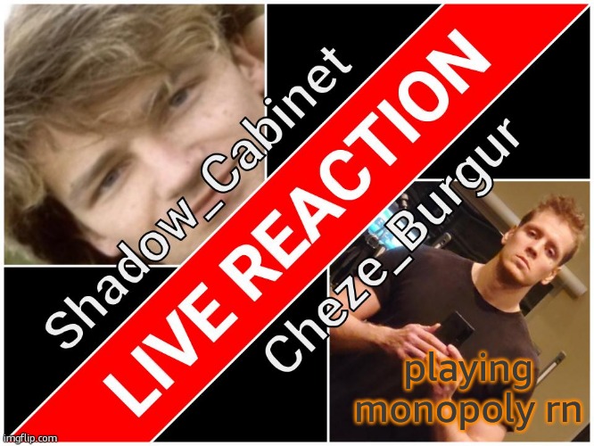 55 dollars and nearly every property | playing monopoly rn | image tagged in shadow and cheze shared temp | made w/ Imgflip meme maker