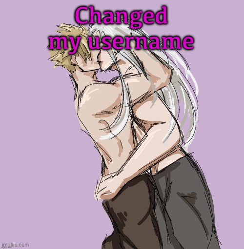 Do you guys like it | Changed my username | image tagged in cloud x sephiroth thank you disco | made w/ Imgflip meme maker