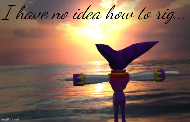 I have no idea how to rig... | made w/ Imgflip meme maker