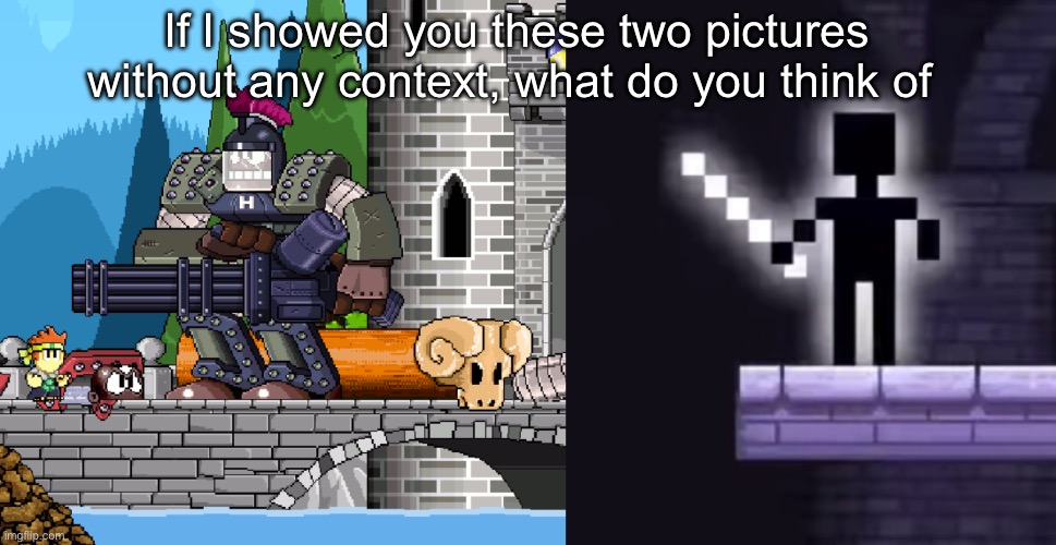 If I showed you these two pictures without any context, what do you think of | image tagged in msmg | made w/ Imgflip meme maker