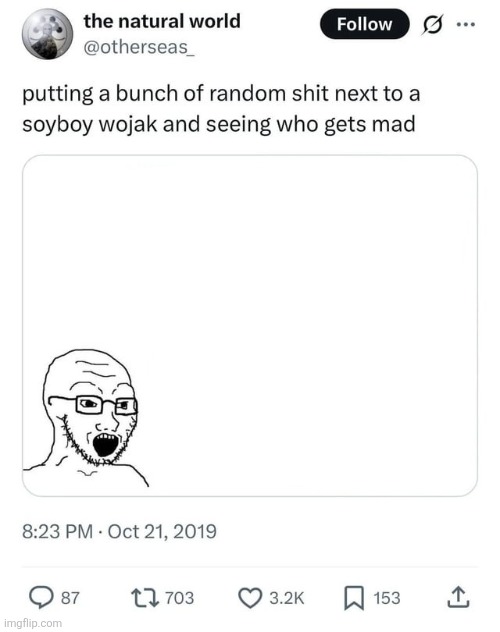 Soyboy Wojak | image tagged in soyboy wojak | made w/ Imgflip meme maker