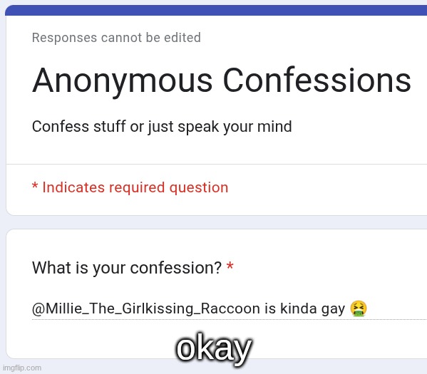 okay | made w/ Imgflip meme maker