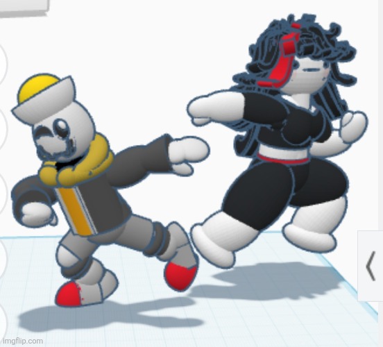 This is a collab that masq never actually consented to so it's really just fanart in a way | made w/ Imgflip meme maker