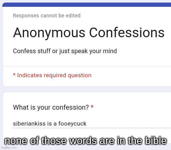 none of those words are in the bible | made w/ Imgflip meme maker
