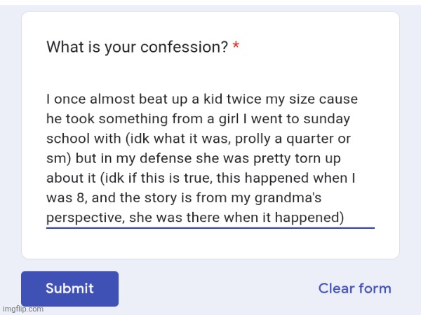 for those of you saying my 1st confession was basic, here's a slightly better one. | made w/ Imgflip meme maker