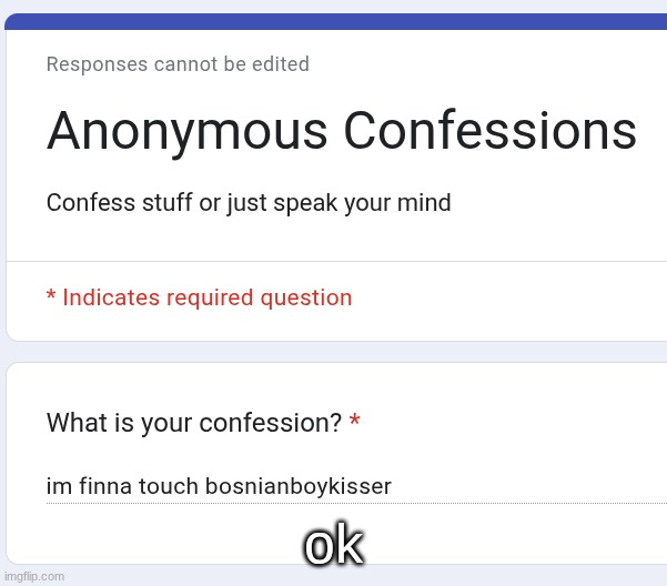 ok | made w/ Imgflip meme maker