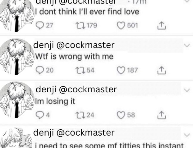 Denji is so me fr | made w/ Imgflip meme maker