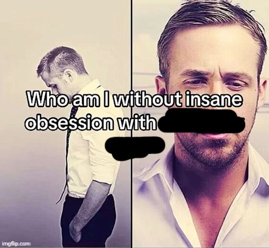 Who am I without insane obsession with X Blank Meme Template