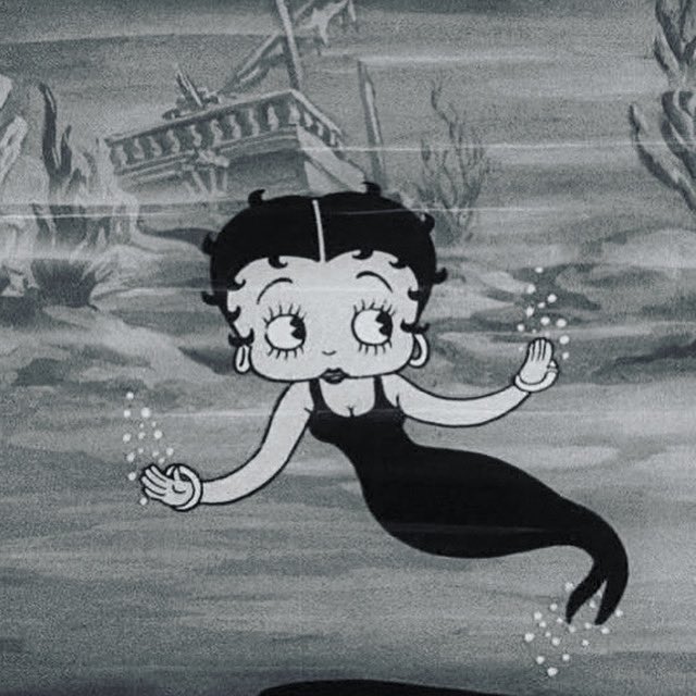 betty boop mermaid Blank Meme Template