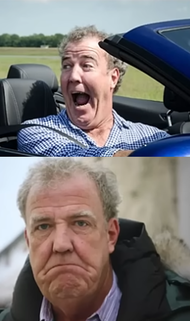 High Quality Jeremy Clarkson two faces Blank Meme Template
