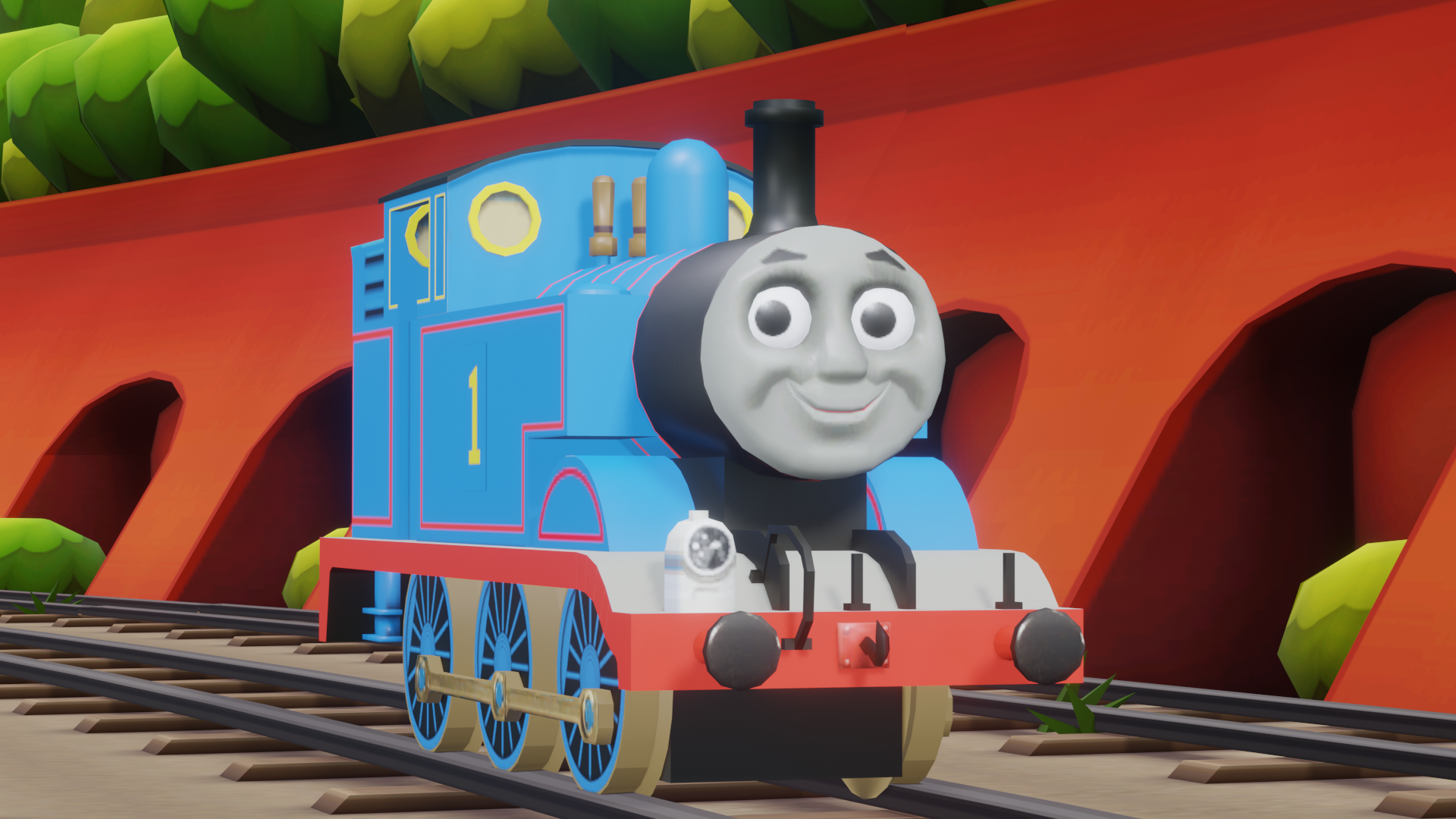 thomas staring at your soul Blank Meme Template