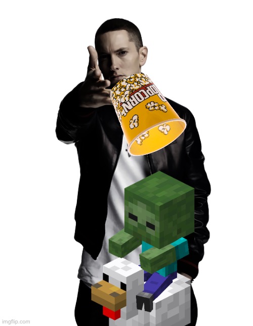Slim Shady has returned | image tagged in eminem,memes,minecraft | made w/ Imgflip meme maker