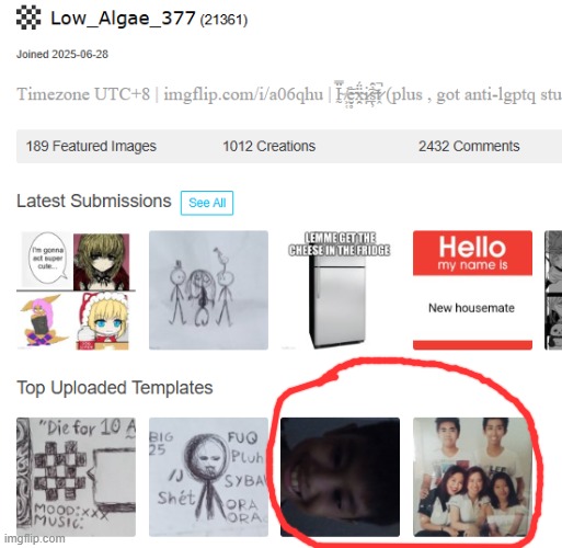 Lil vro revealed his fuckass face and his family on his profile | made w/ Imgflip meme maker