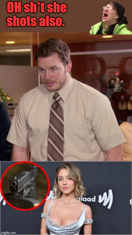 SWEENY 2028, Glock needs her as rep. get a lot of women learning how to shoot | OH sh*t she shots also. | image tagged in memes,afraid to ask andy | made w/ Imgflip meme maker