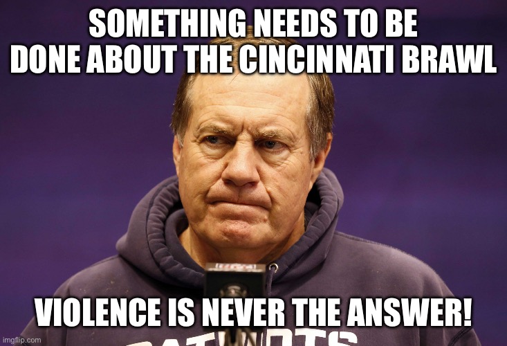 Bring peace to Cincinnati, Ohio! | SOMETHING NEEDS TO BE DONE ABOUT THE CINCINNATI BRAWL; VIOLENCE IS NEVER THE ANSWER! | image tagged in we're on to cincinnati,cincinnati,ohio,news,only in ohio,calling the police | made w/ Imgflip meme maker