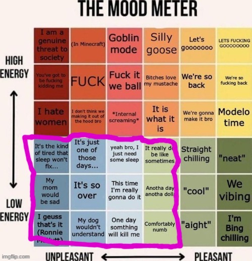 The mood meter | image tagged in the mood meter | made w/ Imgflip meme maker
