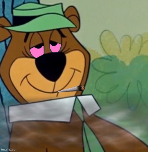 yogi bear weed | image tagged in yogi bear weed | made w/ Imgflip meme maker