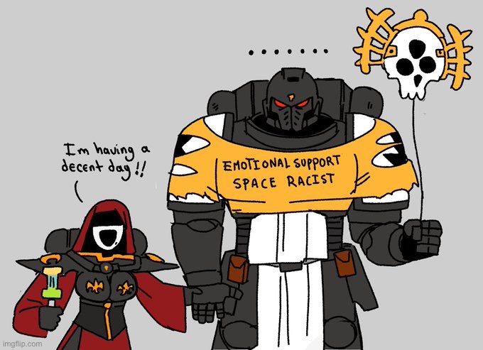 image tagged in memes,shitpost,dorotero,warhammer40k,cute couple | made w/ Imgflip meme maker